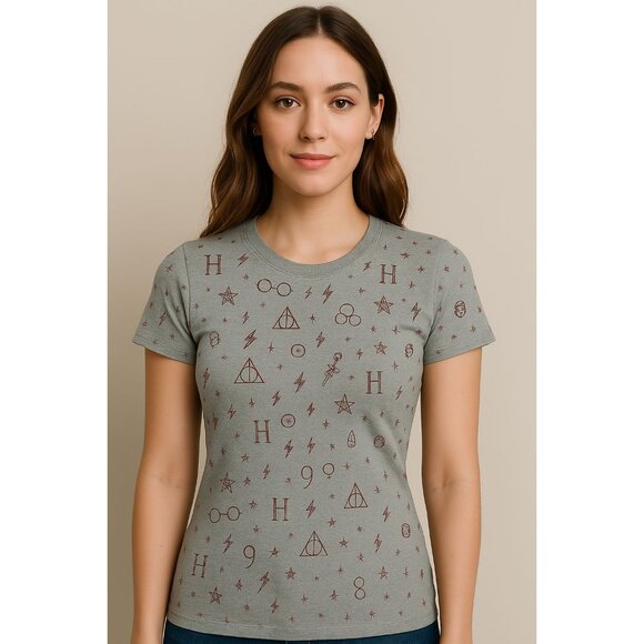 2 Harry Potter T Shirt Top Tee WOMEN'S WOMAN'S Juniors Size Extra Small - Picture 16 of 16